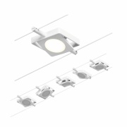 LED Seilsystem MacLED Basisset 5x250lm 5x4,5W 3000K 230/12V Weiß/Chrom