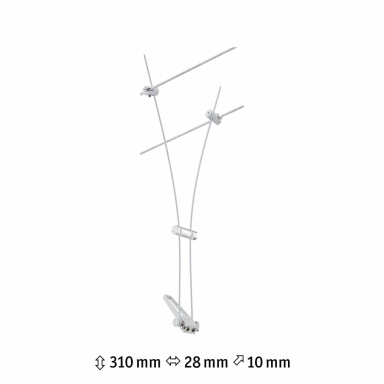 Paulmann Seilsystem Comet Einzelspot GU5,3 max. 50W 12V Weiß matt