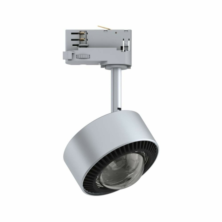 Paulmann ProRail3 LED Spot Aldan silber schwarz 8,5W 65° 3.000K warmweiß dimmbar (LED fest verbaut)