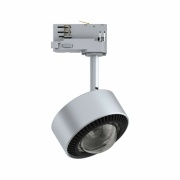 ProRail3 LED Spot Aldan silber schwarz 8,5W 65° 3.000K warmweiß dimmbar (LED fest verbaut)