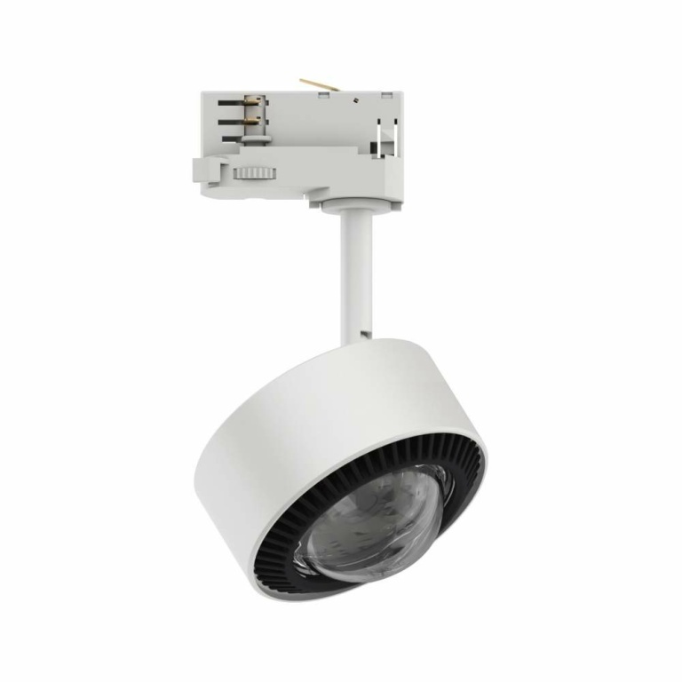 Paulmann ProRail3 LED Spot Aldan weiß schwarz 8,5W 65° 3.000K warmweiß dimmbar (LED fest verbaut)