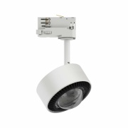 ProRail3 LED Spot Aldan weiß schwarz 8,5W 65° 3.000K warmweiß dimmbar (LED fest verbaut)