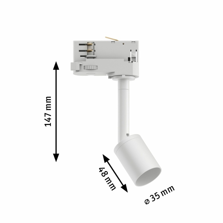 Paulmann ProRail3 Schienenspot Purell weiß GU10 max. 10W