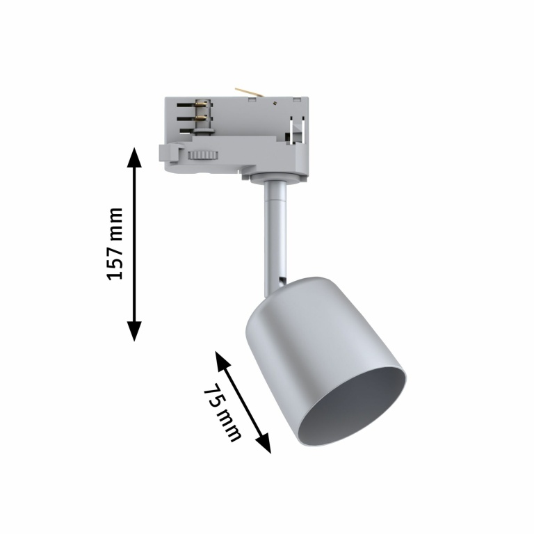 Paulmann ProRail3 Schienenspot Cover silber GU10 max. 10W