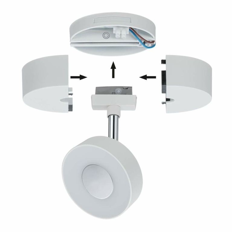 Paulmann URail Einzel-Spot-Aufhängung Base Weiß max. 50W 230V inkl. Anschlussklemme