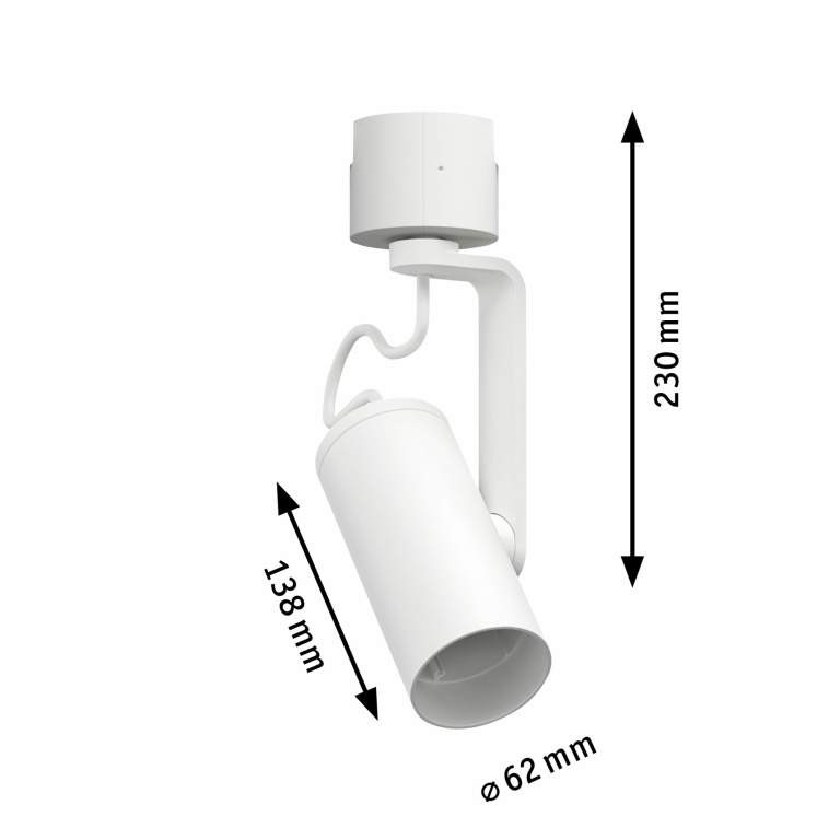 Paulmann URail Spot Apol II E27 max. 50W weiß 230V