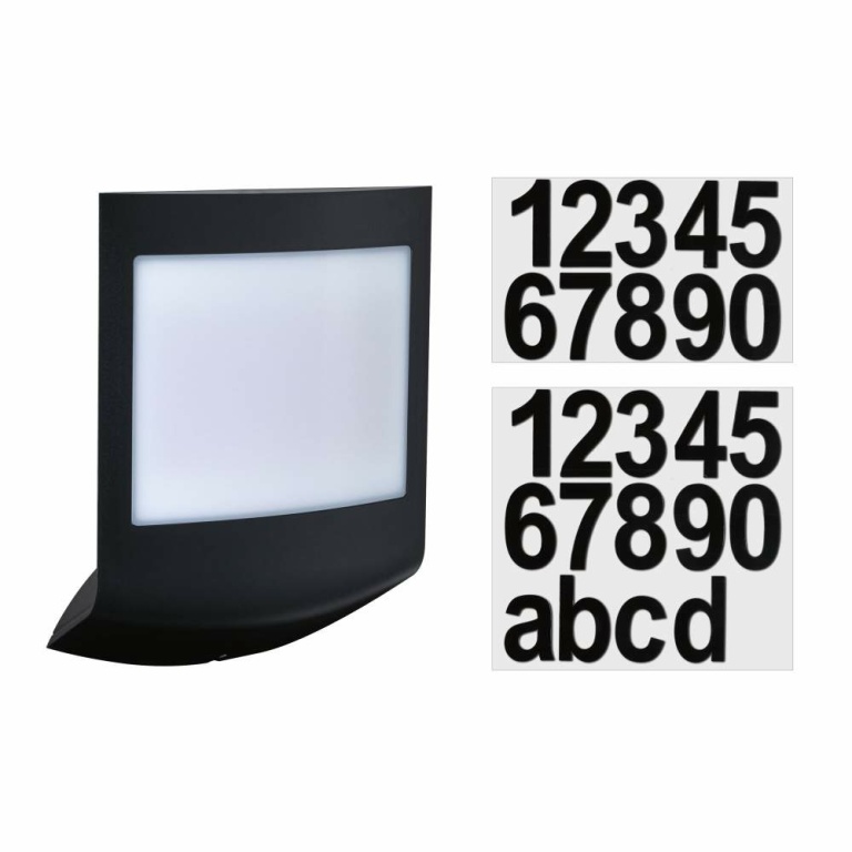 Paulmann LED Außenwandleuchte Padea mit Bewegungsmelder und Dämmerungssensor IP44  198x71mm 3000K 8,5W 1000lm 230V  Anthrazit Kunststoff Dämmerungssensor