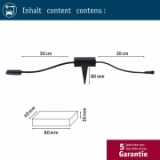 Park + Light Adapter 24V-12V IP67 Schwarz Verteiler für Plug & Shine System