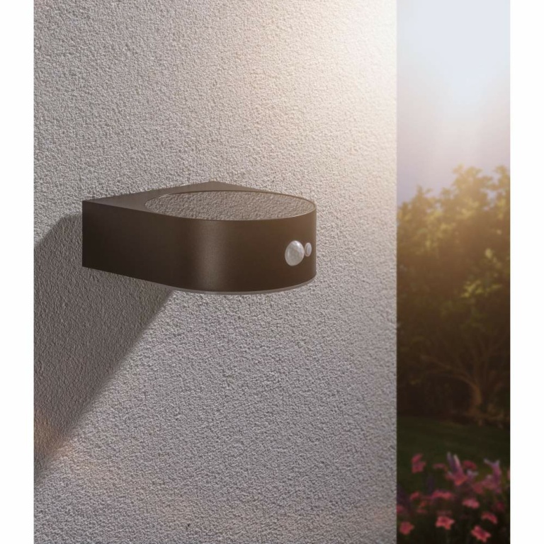 Paulmann Solar LED Außenwandleuchte Eileen mit Bewegungsmelder IP44 175x198mm 3000K 5,5W 600lm