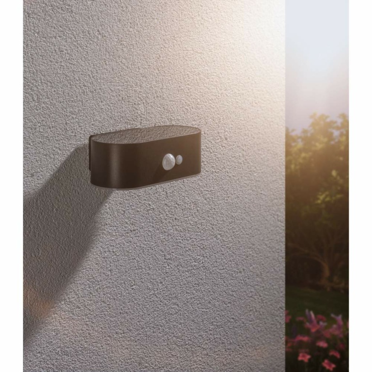 Paulmann Solar LED Außenwandleuchte Adya mit Bewegungsmelder IP44 180x118mm 3000K 2,5W 300lm