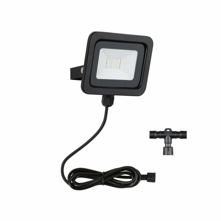 Paulmann Park + Light LED Außenwandleuchte Carportleuchte Bimea 4,5W IP65 3000K Schwarz Metall