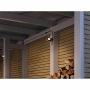 Park + Light LED Außenwandleuchte Carportleuchte Bimea 4,5W IP65 3000K Schwarz Metall