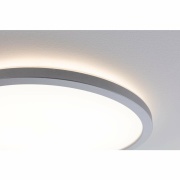 LED Panel Atria Shine rund 190mm 1340lm 3000K Chrom matt