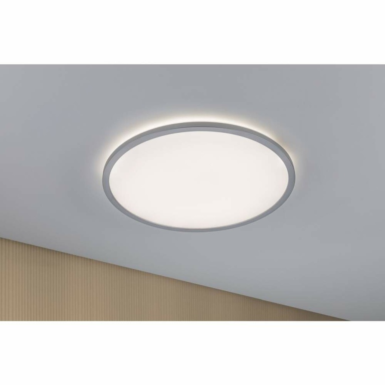 Paulmann LED Panel Atria Shine 3-Step-Dim rund 420mm 2800lm 3000K Chrom matt