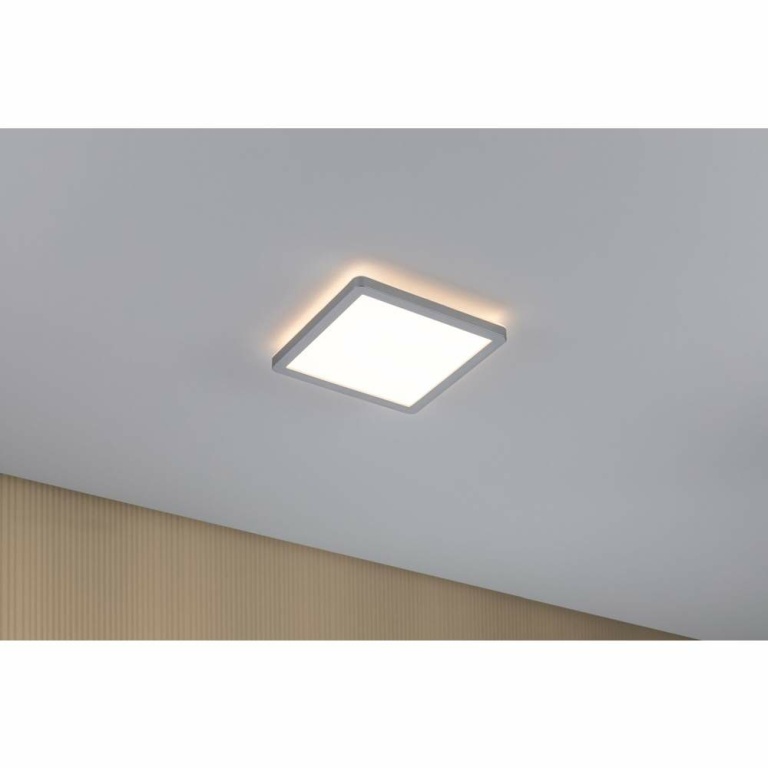 Paulmann LED Panel Atria Shine eckig 190x190mm 1360lm 3000K Chrom matt