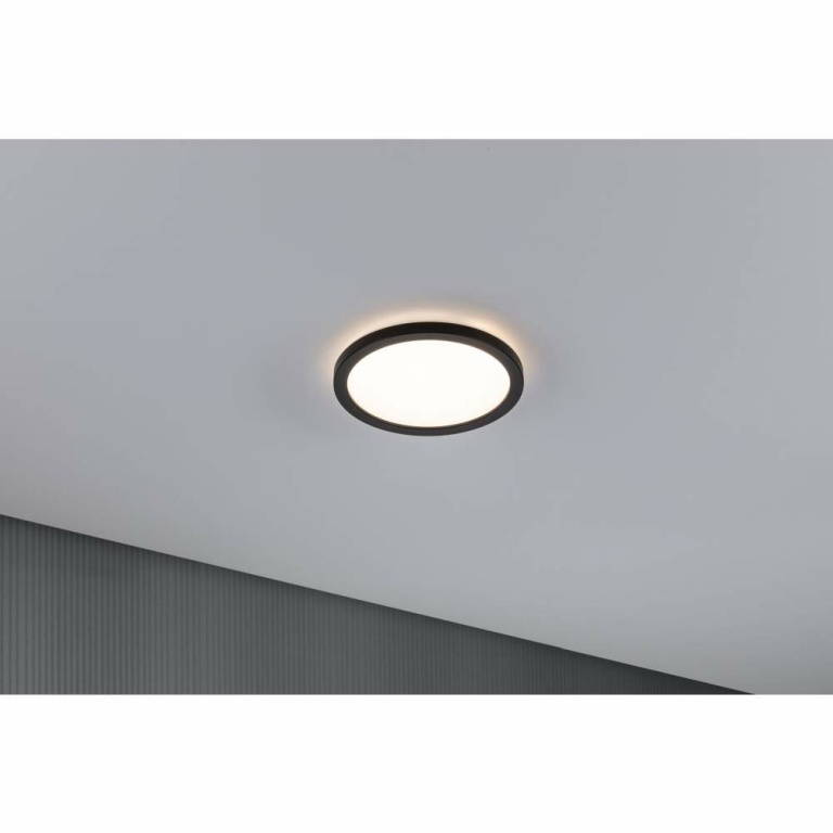 Paulmann LED Panel Atria Shine rund 190mm 1340lm 3000K Schwarz