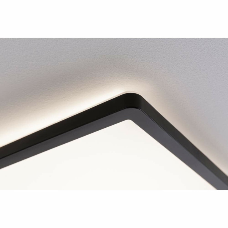 Paulmann LED Panel Atria Shine eckig 190x190mm 1360lm 3000K Schwarz