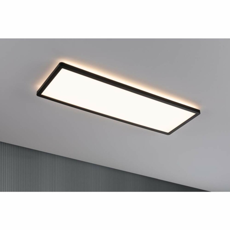 Paulmann LED Panel Atria Shine 3-Step-Dim eckig 580x200mm 2700lm 3000K Schwarz