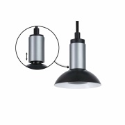 Neordic Pendelleuchte Runa GU10   max. 20W Schwarz,Anthrazit