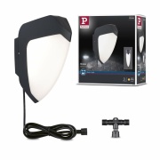 Park + Light LED Außenwandleuchte Ikosea 5,6W 12V IP44 3000K Anthrazit Kunststoff