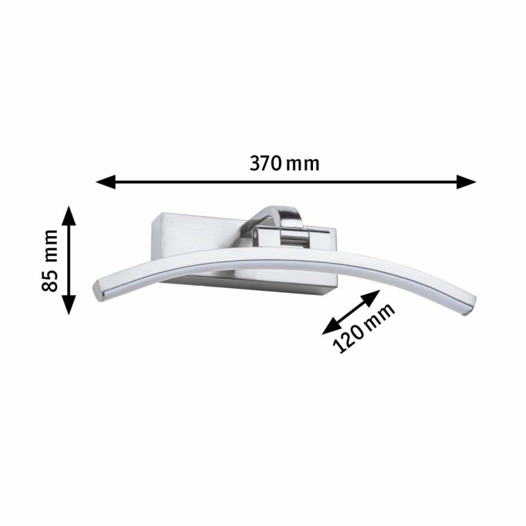 Paulmann LED Bilderleuchte Bento 30cm Alu gebürstet 3000K 300lm 6W 230V