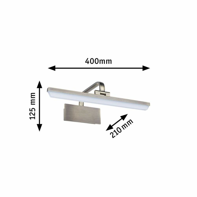 Paulmann LED Bilderl. Renan altmessing 400mm 1000 lm 3000K 230V