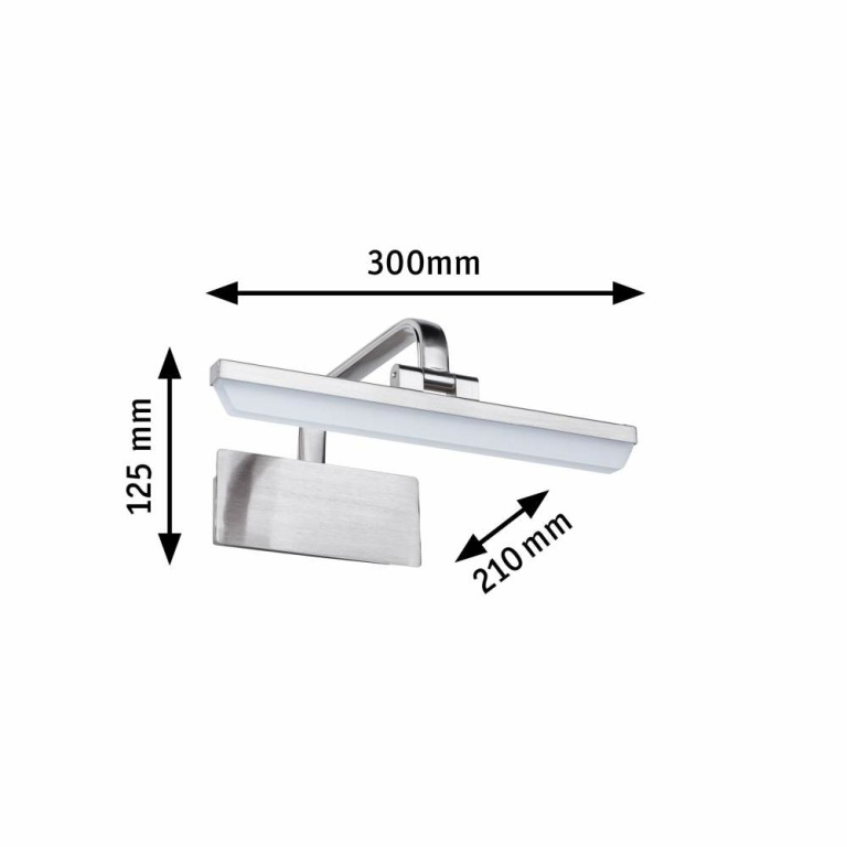 Paulmann LED Bilderl. Renan alu geb 300mm 600lm 3000K 230V