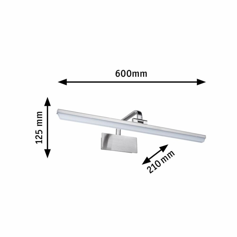 Paulmann LED Bilderl. Renan alu geb 600mm 1250lm 3000K 230V