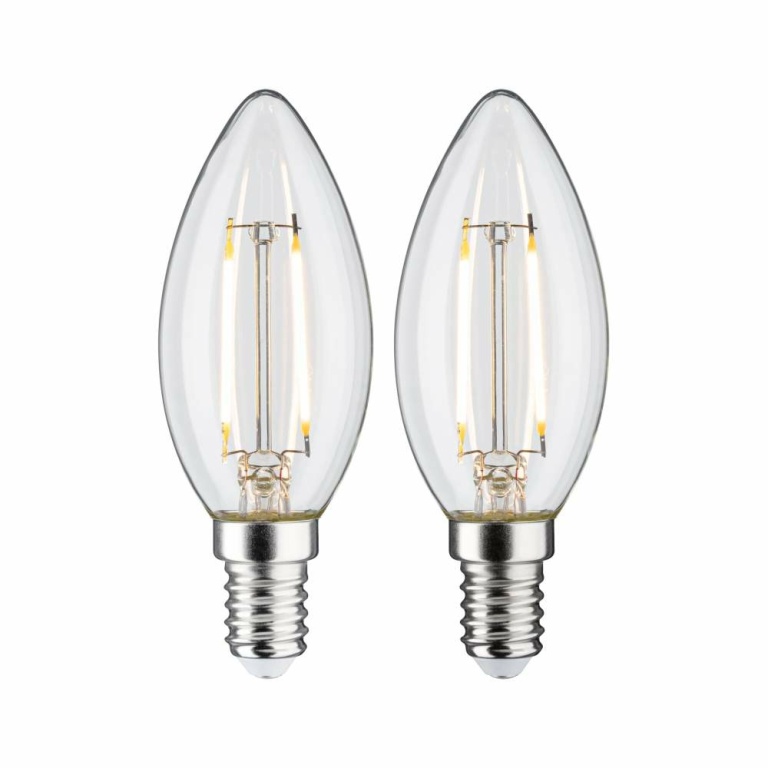 Paulmann LED Kerze Filament   E14 230V 2x250lm 2x2,7W 2700K  Klar