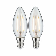 LED Kerze Filament   E14 230V 2x250lm 2x2,7W 2700K  Klar