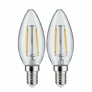 LED Kerze Filament   E14 230V 2x250lm 2x2,7W 2700K  Klar