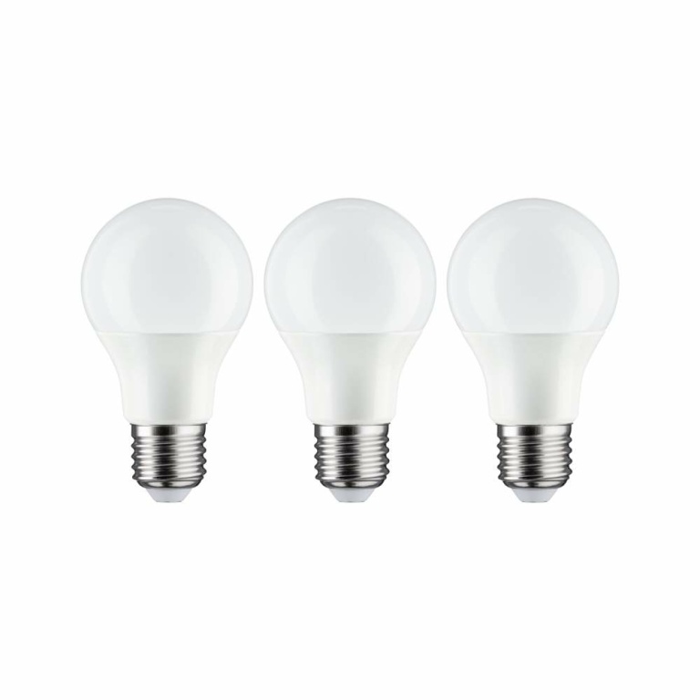 Paulmann LED Birne 3er-Pack E27 230V 3x806lm 3x8,0W 2700K  Opal