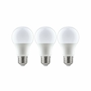 LED Birne 3er-Pack E27 230V 3x806lm 3x8,0W 2700K  Opal