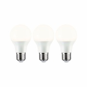 LED Birne 3er-Pack E27 230V 3x806lm 3x8,0W 2700K  Opal