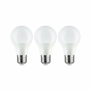 LED Birne 3er-Pack E27 230V 3x806lm 3x8,0W 2700K  Opal