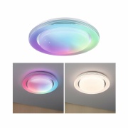 LED Deckenleuchte Rainbow mit Regenbogeneffekt    RGBW 2650lm 230V 22W  Chrom#Weiß