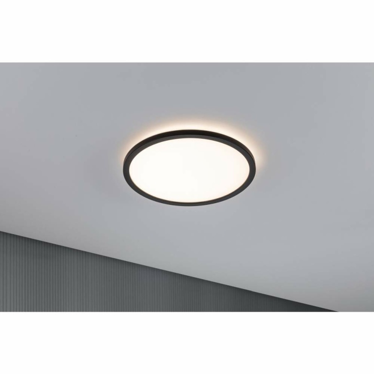 Paulmann LED Panel Atria Shine   rund 293mm 3000K Schwarz