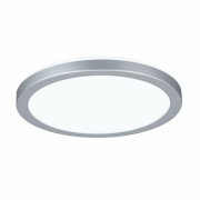 LED Panel Atria Shine   rund 190mm 4000K Chrom matt