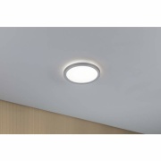 LED Panel Atria Shine   rund 190mm 4000K Chrom matt