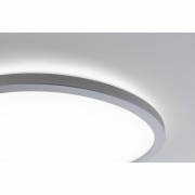 LED Panel 3-Step-Dim Atria Shine   rund 420mm 4000K Chrom matt