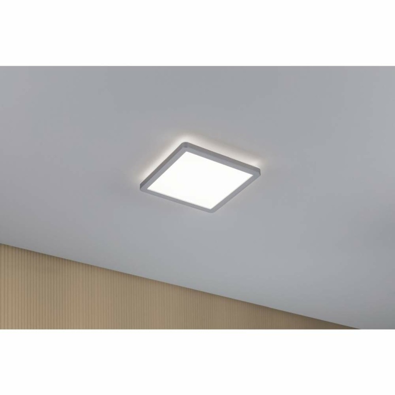 Paulmann LED Panel Atria Shine   eckig 190x190mm 4000K Chrom matt