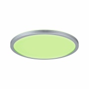 LED Panel Atria Shine rund 293mm RGBW Chrom matt