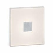 LumiTiles LED Fliesen Square 2er-Set IP44 100x10mm 2x70lm 230/12V 2x0,8W 2700K Weiß Kunststoff/Aluminium