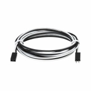 LumiTiles Kabel Square Warmweiß 0,7m 12V Schwarz Kunststoff