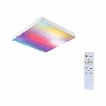dynamicRGBW Rainbow | 79908 Paulmann Schwarz LED 450x450mm Panel RGBW Velora Lampen1a eckig