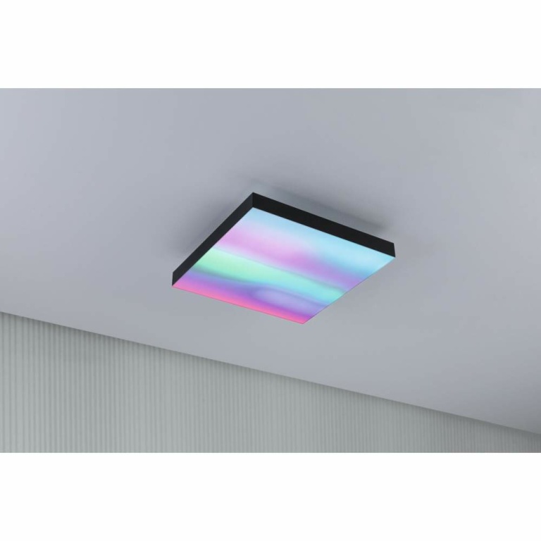 Paulmann LED Panel Velora Rainbow dynamicRGBW   eckig 295x295mm RGBW Schwarz