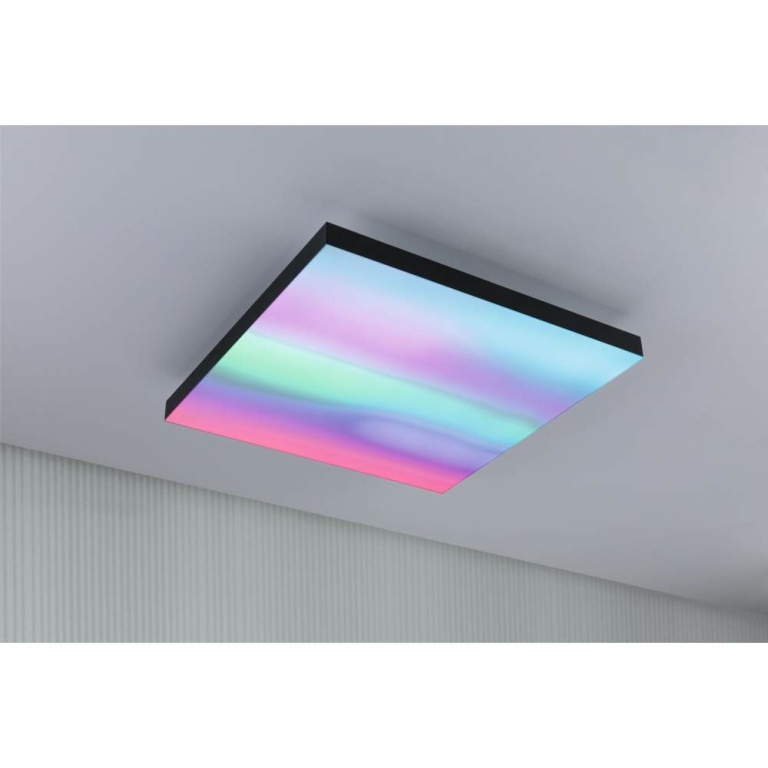 Paulmann LED Panel Velora Rainbow dynamicRGBW   eckig 450x450mm RGBW Schwarz