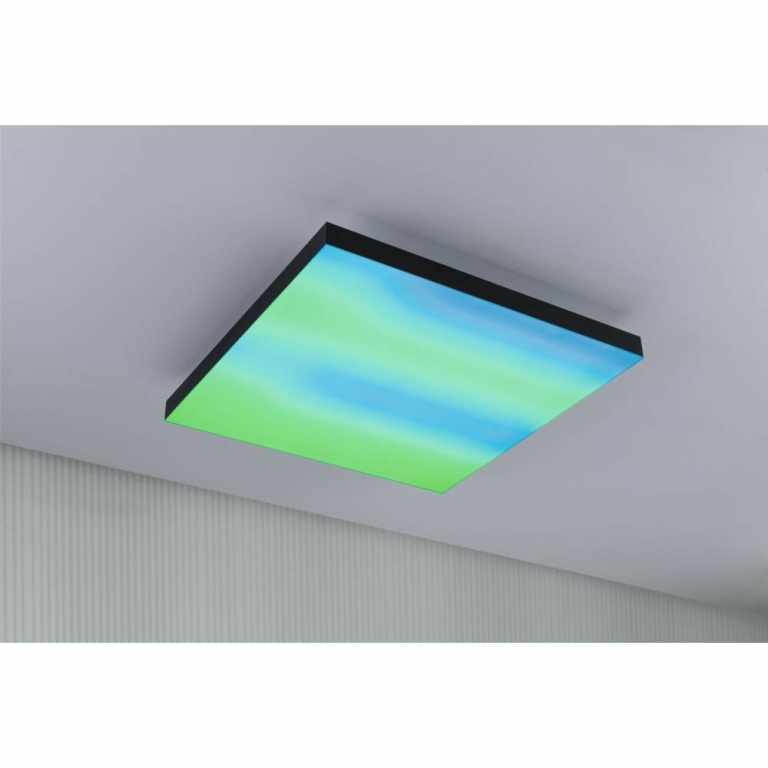 Paulmann LED Panel Velora Rainbow dynamicRGBW   eckig 450x450mm RGBW Schwarz