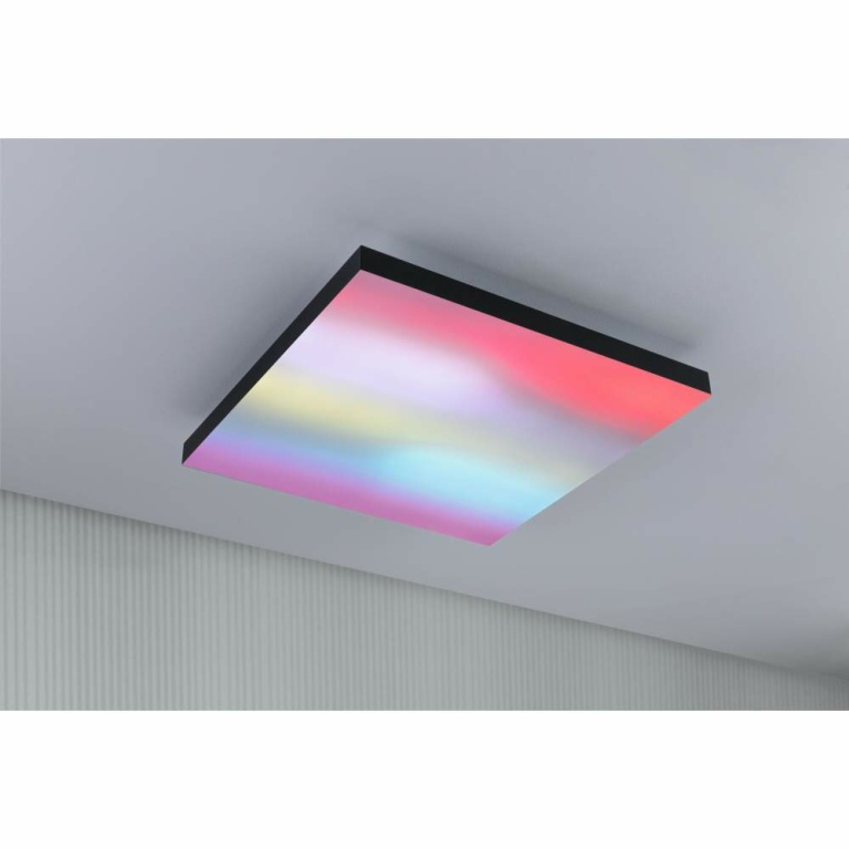 Paulmann LED Panel Velora Rainbow dynamicRGBW   eckig 450x450mm RGBW Schwarz