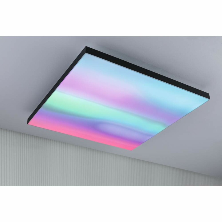 Paulmann LED Panel Velora Rainbow dynamicRGBW   eckig 595x595mm RGBW Schwarz